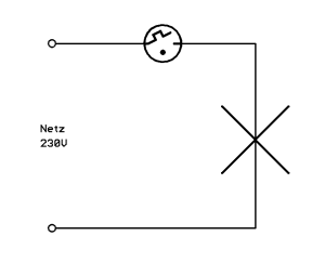 Schaltplan elektronisches Lagerfeuer