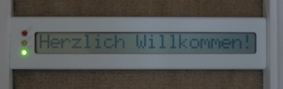 Door Message System in Aktion